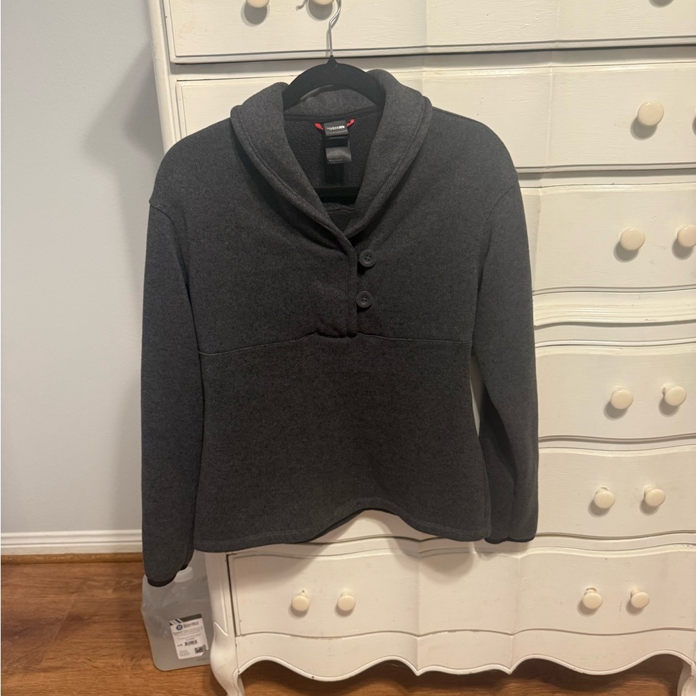 The North Face Women's Charcoal Cowl Neck Sweater
